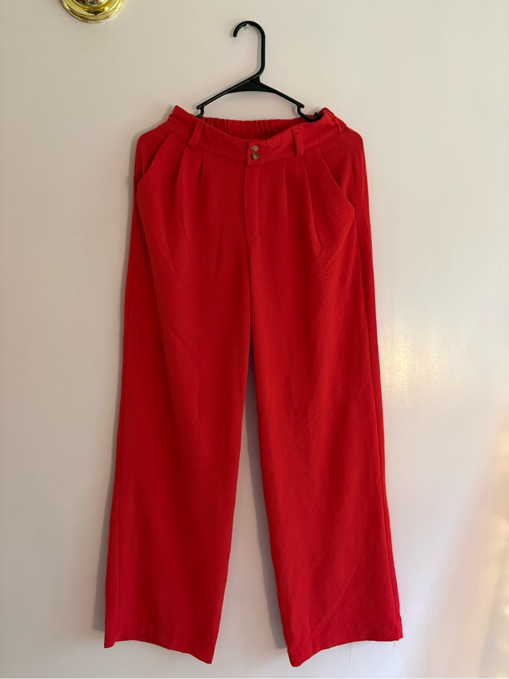 Tulle Red Men’s Wide-Leg Dress Pants
